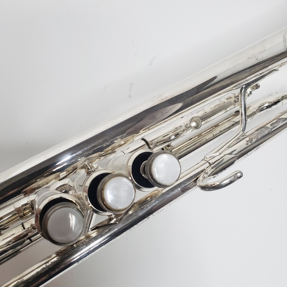 Silver plated Jean Baptiste JBTP480 Trumpet with Case and Mouthpiece NWOT - Picture 8 of 14